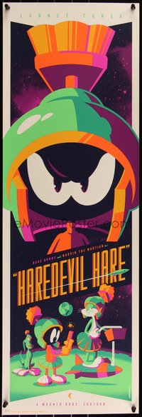 6x0816 HAREDEVIL HARE #146/150 12x36 art print 2021 art by Tom Whalen, regular edition!