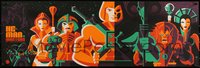 6x0817 HE-MAN & THE MASTERS OF THE UNIVERSE signed #6/25 12x36 art print 2015 by Tom Whalen, variant edition!