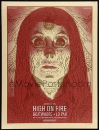 6x0588 HIGH ON FIRE signed #55/100 18x24 art print 2012 by Cloonan & Ewing, Dracula's' Daughter!