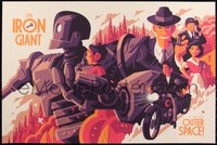 6x0237 IRON GIANT #90/150 24x36 art print 2020 art by Tom Whalen, regular edition!