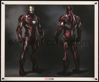 6x0496 IRON MAN #4/125 20x24 art print 2010s Marvel, art of the character by Phil Saunders!