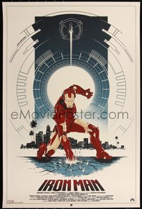 6x0240 IRON MAN #20/300 24x36 art print 2015 GID art by Matt Ferguson, regular edition!