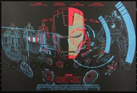 6x0246 IRON MAN #89/225 24x36 art print 2021 art by Chris Thornley, foil edition!