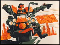 6x0594 JUDGE DREDD signed 18x24 art print 2016 by Tom Whalen, regular edition!