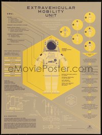 6x0596 KEVIN TONG signed #19/100 18x24 art print 2014 by the artist, EMU Space Suit!