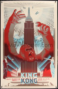 6x0018 KING KONG signed #77/150 26x40 art print 2008 by Winship, Burlesque of North America ed.!