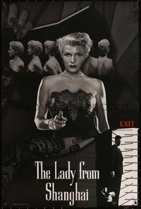 6x0270 LADY FROM SHANGHAI signed #11/20 24x36 art print 2023 by Villegas, remarque version, Hayworth