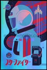 6x0873 LAST STARFIGHTER signed #22/50 12x18 art print 2019 by Tom Whalen, foil edition!