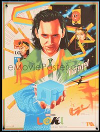 6x0608 LOKI #34/150 18x24 art print 2021 art by artist Doaly, Tom Hiddleston!