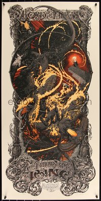 6x0501 LORD OF THE RINGS: THE FELLOWSHIP OF THE RING signed #486/606 19x39 print 2014 by Horkey, Reg