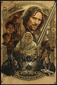 6x0293 LORD OF THE RINGS: THE RETURN OF THE KING #242/465 24x36 art print 2022 Burgos art, Timed ed.!