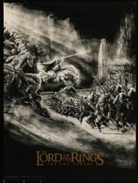 6x0610 LORD OF THE RINGS: THE TWO TOWERS #129/150 18x24 art print 2019 art by Chris Skinner, regular!