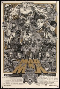 6x0295 MAD MAX: FURY ROAD signed #108/250 24x36 art print 2023 by Tyler Stout, Portland gold edition