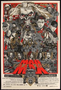 6x0296 MAD MAX: FURY ROAD signed #151/450 24x36 art print 2023 by Tyler Stout, San Francisco red ed!