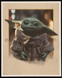 6x0950 MANDALORIAN #997/1300 8x10 art print 2020 Juan Carlos Ruiz Burgos, Little Bounty, 'Baby Yoda'!