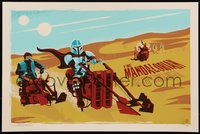 6x0875 MANDALORIAN #121/200 12x18 art print 2020 art by Dave Perillo, Chapter Five!