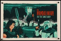 6x0876 MANDALORIAN #121/200 12x18 art print 2020 art by Dave Perillo, Chapter Four!