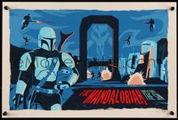 6x0877 MANDALORIAN #158/200 12x18 art print 2020 art by Dave Perillo, Chapter Three!