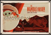 6x0878 MANDALORIAN #158/200 12x18 art print 2020 art by Dave Perillo, Chapter Two!