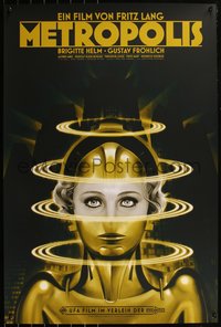 6x0311 METROPOLIS #125/145 24x36 art print 2021 Mondo, Phantom City Creative art of Helm/gynoid!