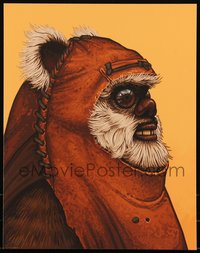 6x0930 MIKE MITCHELL signed #674/1215 11x14 art print 2017 by the artist, Mondo, Wicket the Ewok!