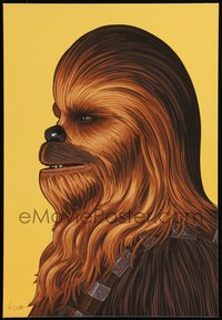 6x0790 MIKE MITCHELL signed #914/1295 13x19 art print 2016 by artist, Mondo, Chewbacca, Star Wars!