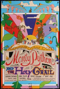 6x0322 MONTY PYTHON & THE HOLY GRAIL #68/250 24x36 art print 2023 colorful art by Sharm Murugiah!