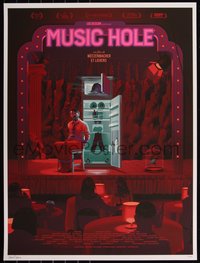 6x0469 MUSIC HOLE signed #140/300 24x32 art print 2021 by artist Laurent Durieux!