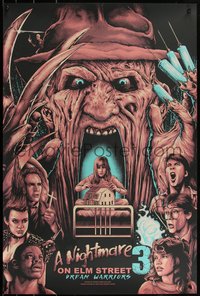 6x0334 NIGHTMARE ON ELM STREET 3 signed artist's proof 24x36 art print 2017 by Holliday, regular!