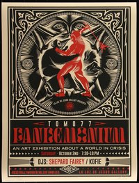 6x0630 PANDEMONIUM signed #237/300 18x24 art print 2021 by artists Shepard Fairey and Tomo77!