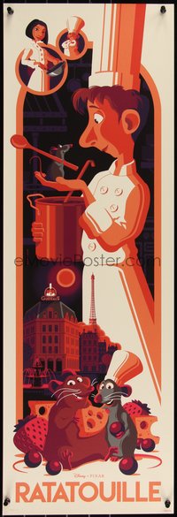 6x0830 RATATOUILLE #58/170 12x36 art print 2018 art by Tom Whalen, regular edition!