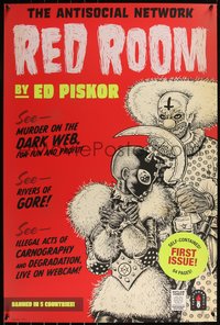 6x0354 RED ROOM #40/150 24x36 art print 2021 Mondo, wacky horror art by Ed Piskor!