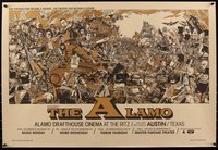6x0022 REMEMBER THE ALAMO 25x36 art print 2007 Mondo, legendary theater, Tyler Stout, 2nd ed.!