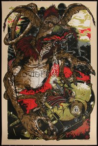 6x0359 RETURN OF THE JEDI #162/325 24x36 art print 2010 Mondo, art by Rhys Cooper, Salacious B. Crumb!