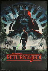 6x0361 RETURN OF THE JEDI #2513/4000 24x36 art print 2023 Matt Ferguson art, Timed edition!