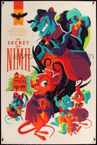 6x0370 SECRET OF NIMH #15/100 24x36 art print 2022 art by Tom Whalen, day variant edition!