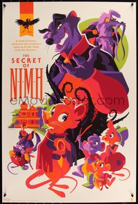 6x0371 SECRET OF NIMH #15/150 24x36 art print 2022 art by Tom Whalen, day regular edition!