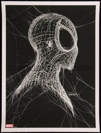 6x0644 SPIDER-MAN 68/150 18x24 art print 2021 Patrick Gleason, Amazing #55, white glow variant!