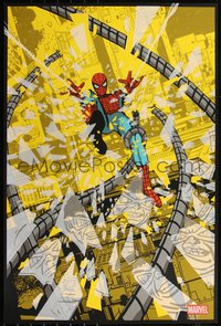 6x0382 SPIDER-MAN #15/125 24x36 art print 2017 vs. Doctor Octopus, Thornley, GID regular edition!