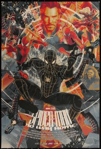 6x0400 SPIDER-MAN: NO WAY HOME #37/325 24x36 art print 2022 Black & Gold Suit variant edition, Mondo!