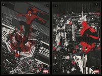 6x0945 SPIDER-MAN #34/150 set of 6 8x12 art prints 2020 art by Chris Thornley, Noir variant edition!