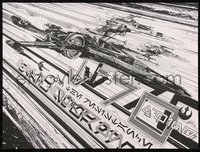 6x0650 STAR WARS #71/100 18x24 art print 2013 art by Kako, T-70 X-Wing!