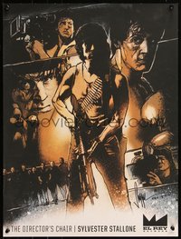 6x0653 SYLVESTER STALLONE #133/350 18x24 art print 2015 Shipper art of him as Rambo, Rocky and more!