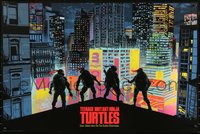 6x0415 TEENAGE MUTANT NINJA TURTLES #9/75 24x36 art print 2019 art by Chris Thornley, foil variant!