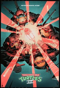 6x0416 TEENAGE MUTANT NINJA TURTLES III #53/100 24x36 art print 2019 Coke Navarro, regular edition!