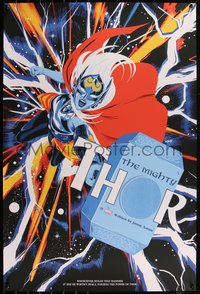 6x0427 THOR #10/100 24x36 art print 2020 great comic superhero Doaly art of the Mighty Thor!