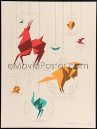 6x0658 TOM WHALEN #16/125 18x24 art print 2015 Mondo, Tom Whalen art, Pulp Menagerie!