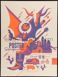 6x0657 TOM WHALEN 18x24 art print 2015 Mondo, Tom Whalen art, National Poster Retrospecticus!