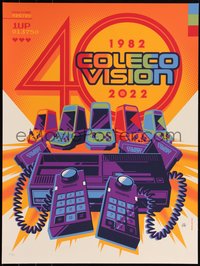 6x0660 TOM WHALEN artist signed #170/200 18x24 art print 2022 Colecovision 40th Anniversary!