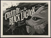 6x0667 TOM WHALEN'S UNIVERSAL MONSTERS signed ap 18x24 art print 2013 Creature From Black Lagoon var